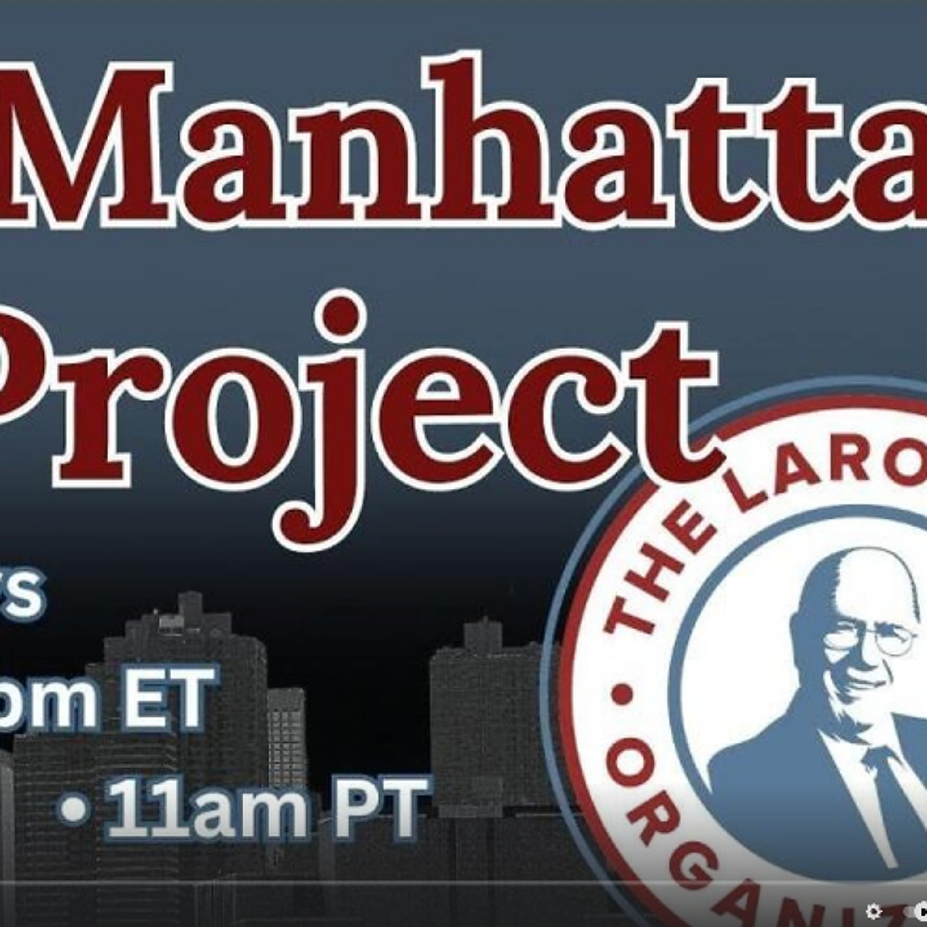 Manhattan Project Oct 12th  – As Peace is Undermined in Gaza, What Will We Do to Sustain It