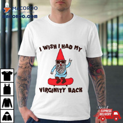 Gnome I Wish I Had My Virginity Back Shirt