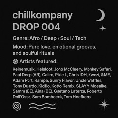 chillkompany – DROP 004 – Keinemuse (a subtle tribute to Keinemusik + muse)