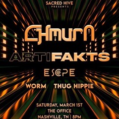 WORM @ The Office 3/1/25 w/ Chmura & ARTIFAKTS