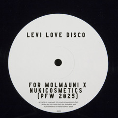 Levi Love Disco - For Molmauni x Nukicosmetics (Paris Fashion Week 2025)