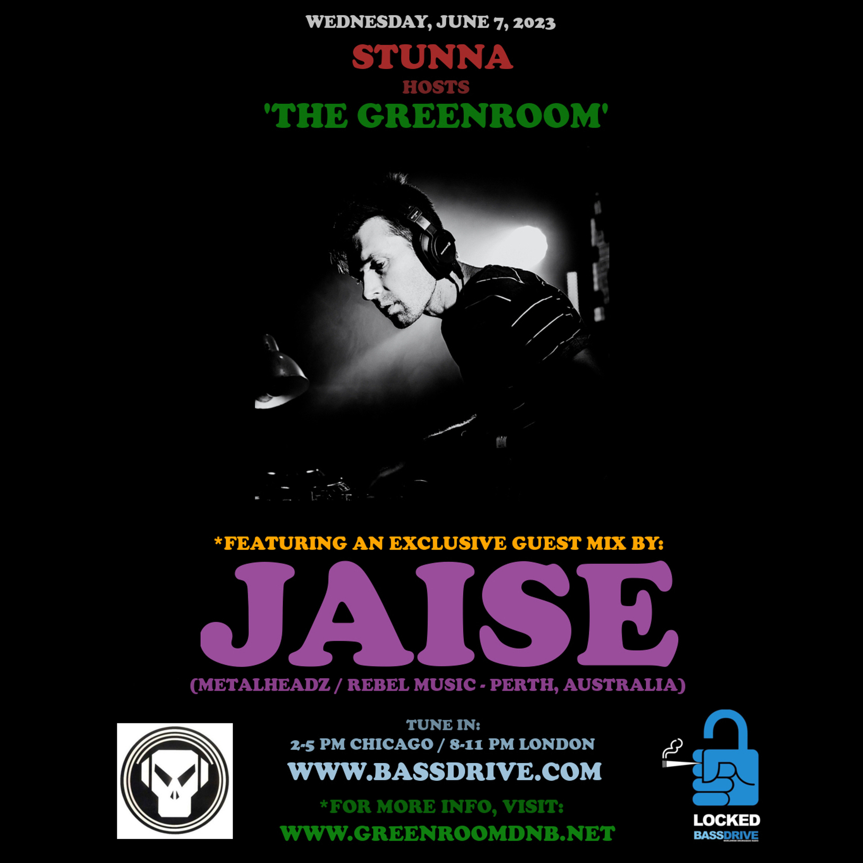 STUNNA Hosts THE GREENROOM with JAISE Guest Mix June 7 2023 episode artwork