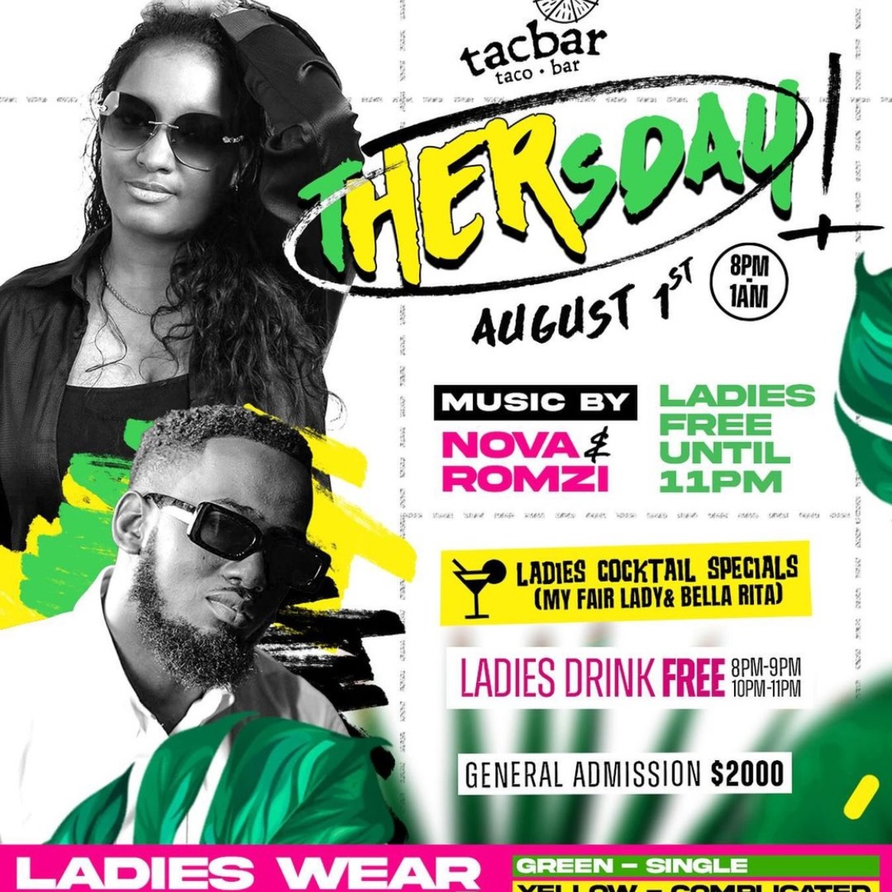 HER THURSDAY @ TACBAR [LIVE AUDIO] - ZJ ROMZII X DJ NOVA