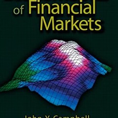 GET PDF EBOOK EPUB KINDLE The Econometrics of Financial Markets by  John Y. Campbell,Andrew W. Lo,A.