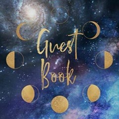 ebook Guest Book: Magick Moon Phases | For lunar, starry night and galaxy themed