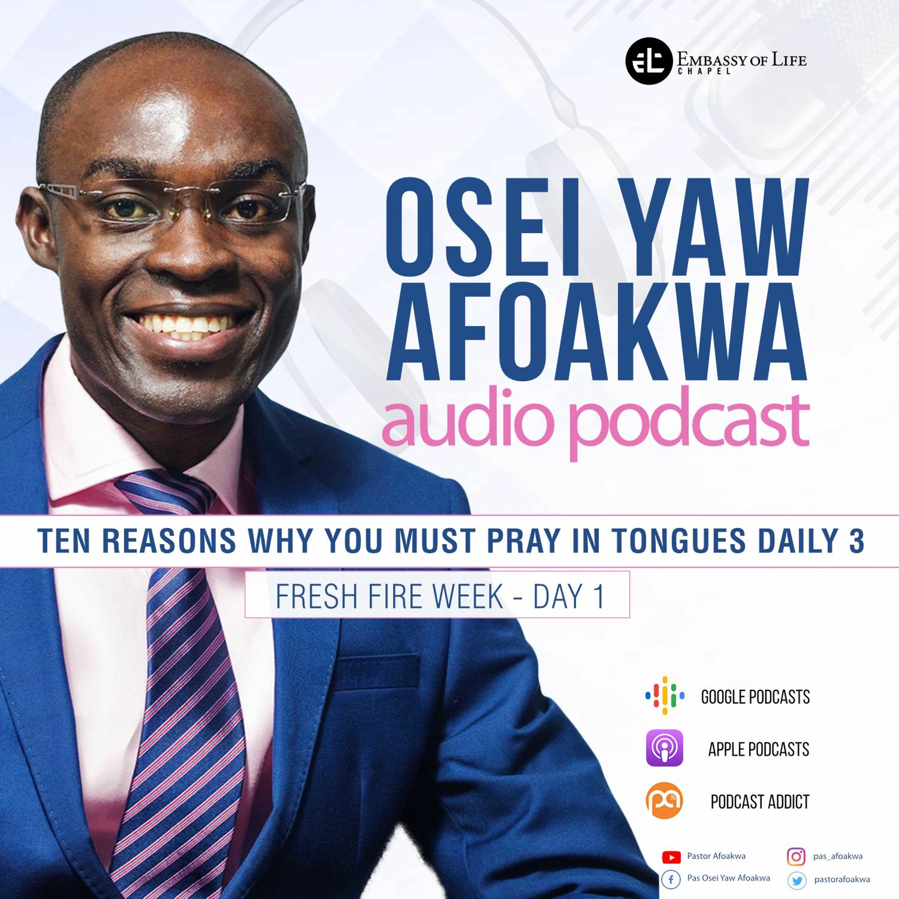 TEN REASONS WHY YOU MUST PRAY IN TONGUES DAILY - FRESH FIRE DAY 1 (31.05.21) episode artwork