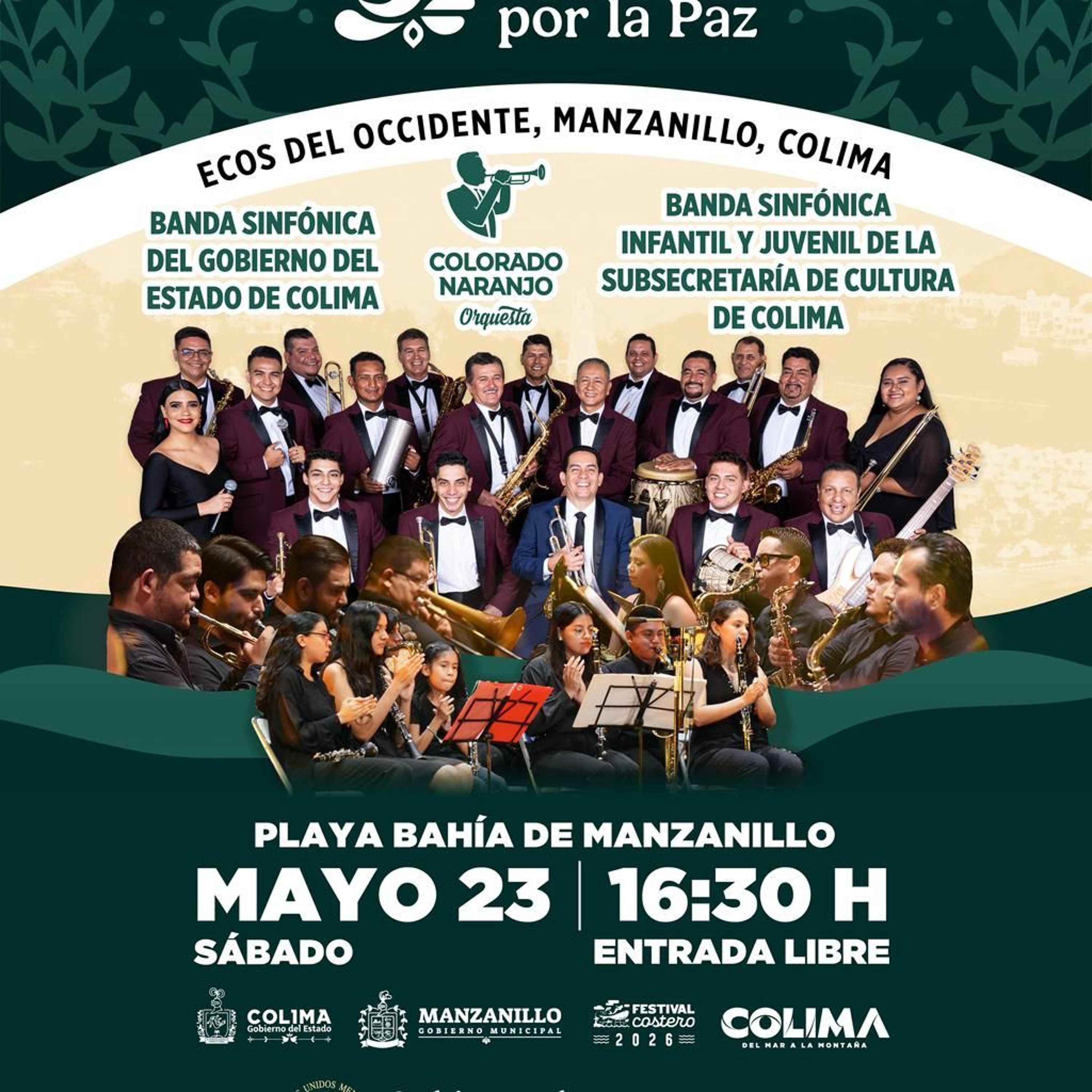 Mañana en Manzanillo: Magno evento de bandas. Invita la subsecretaria de Cultura: Juan José Arias episode artwork
