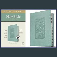 [R.E.A.D P.D.F] ⚡ NLT Personal Size Giant Print Holy Bible (Red Letter, LeatherLike, Floral Frame