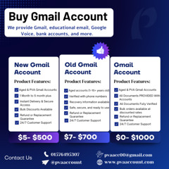 Buy Old Gmail account USA from PVAaccount  100% trusted platform & Securely