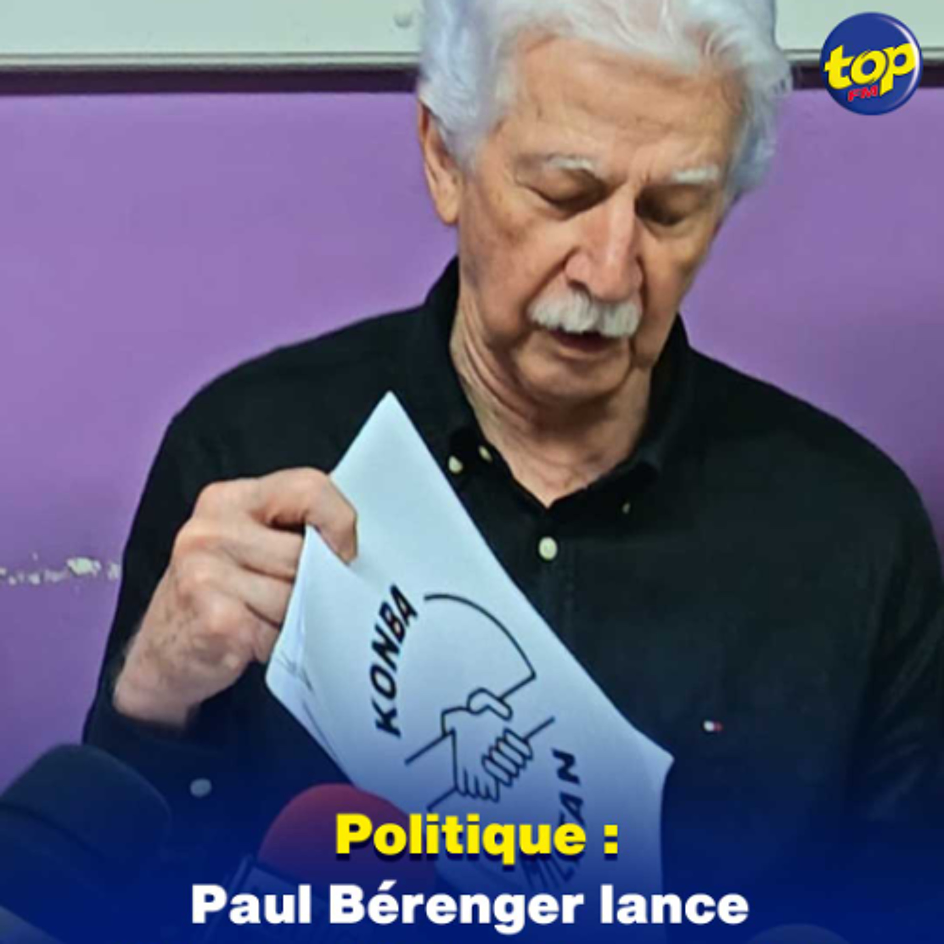 Politique : Paul Bérenger lance “Konba Militan Progresis”