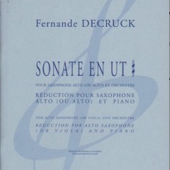 Sonata in C-Sharp Major, mvt. I (1943) by Fernande Decruck
