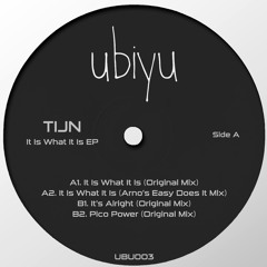 Premiere : TIJN - Pico Power (UBU003)