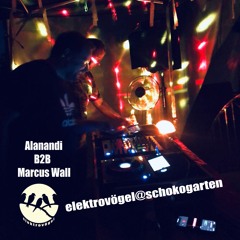 B2B Alanandi & Marcus Wall elektrovögel@schokogarten 10.08