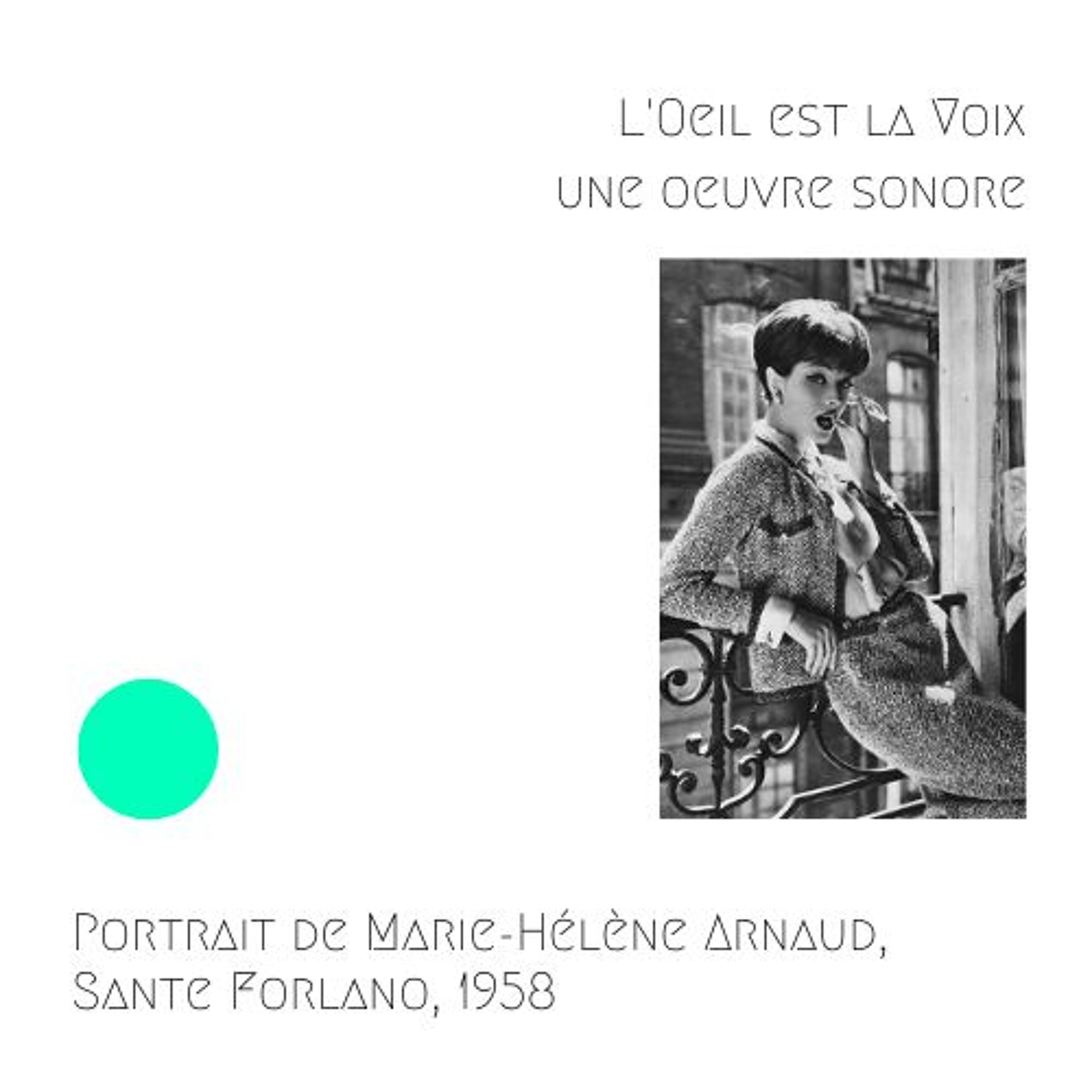 CHANEL - Portrait de Marie-Hélène Arnaud, Sante Forlano, 1958