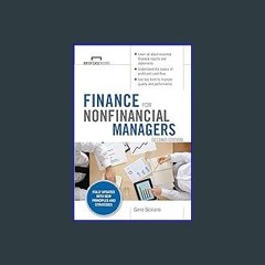 {READ/DOWNLOAD} 🌟 Finance for Nonfinancial Managers, Second Edition (Briefcase Books Series) (<E.B