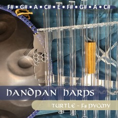 Handpan Harp ~ Tutle Fis Pygmy ~ Melody ~ Crystal Lyra