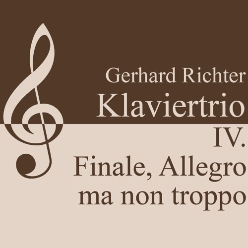 Piano trio D flat-major (Des-Dur) op. 12 - 4. mvt. (Finale - Allegro ma non troppo)