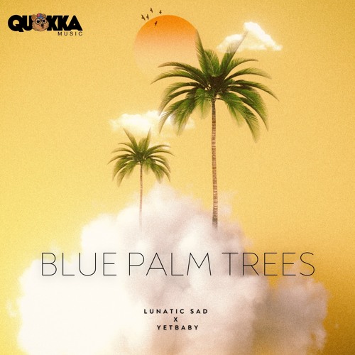 Blue palm trees