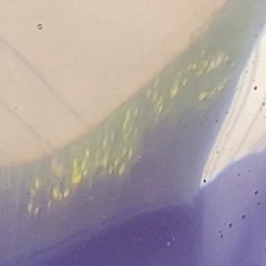 this is the inside of a purple balloon