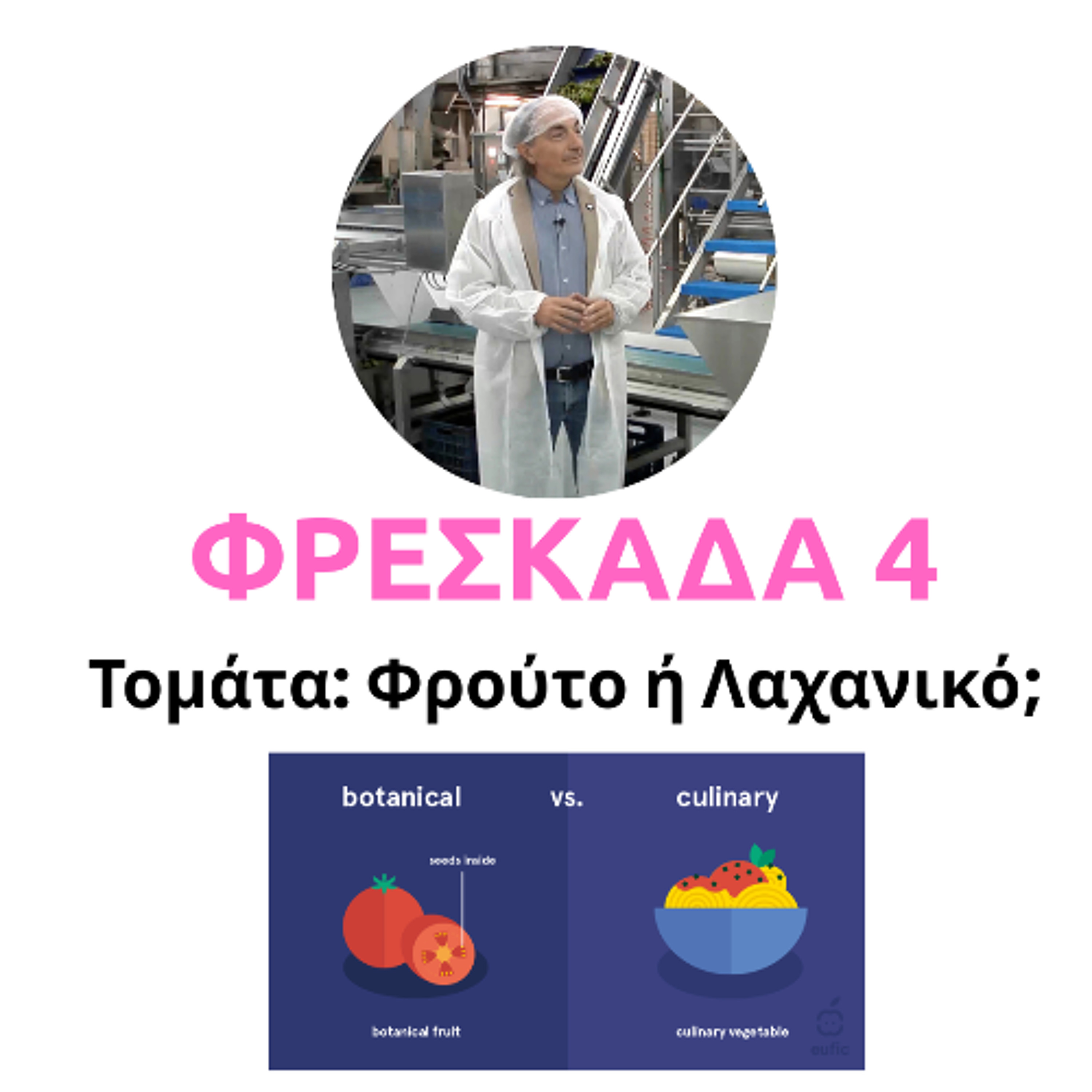 Η Εξέλιξη της Ντομάτας από τη Σαλάτα στο Γκουρμέ Σνακ - σειρά ΦΡΕΣΚΑΔΑ επισόδιο  4 episode artwork
