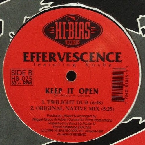Effervescence Featuring Cuchy – Keep It Open (Twilight Dub)(1993)