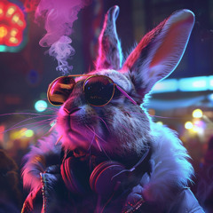 Les lapins dans la nuit