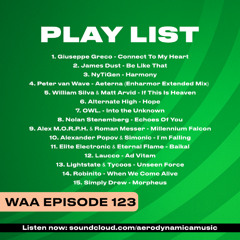 We Are Aerodynamica #123 (Mixed & Compiled by Foxxy Jay)