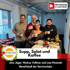 4. Supp, Salat und Kaffee - Lisa Mosinski, Jens Jäger und Markus Vollmer - Benefizball der Serviceclubs