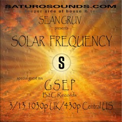 GSEP - Solar Frequency Guest Mix - Saturo Sounds - 13-03-2021