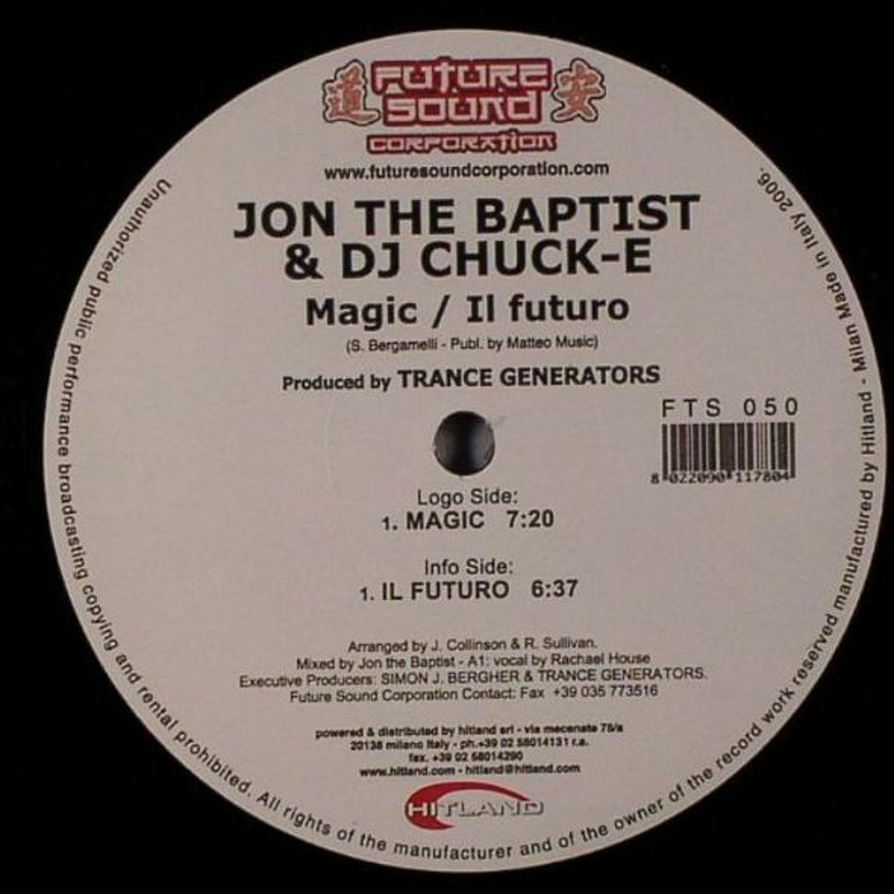 Jon the Baptist & DJ Chuck-E - Il Futuro (Future Sound Corporation) FREE DOWNLOAD episode artwork