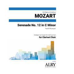 Wolfgang Amadeus Mozart - Serenade No 12 in C Minor for Clarinet Choir (arr. Shaun Michael Guzman): I. Allegro