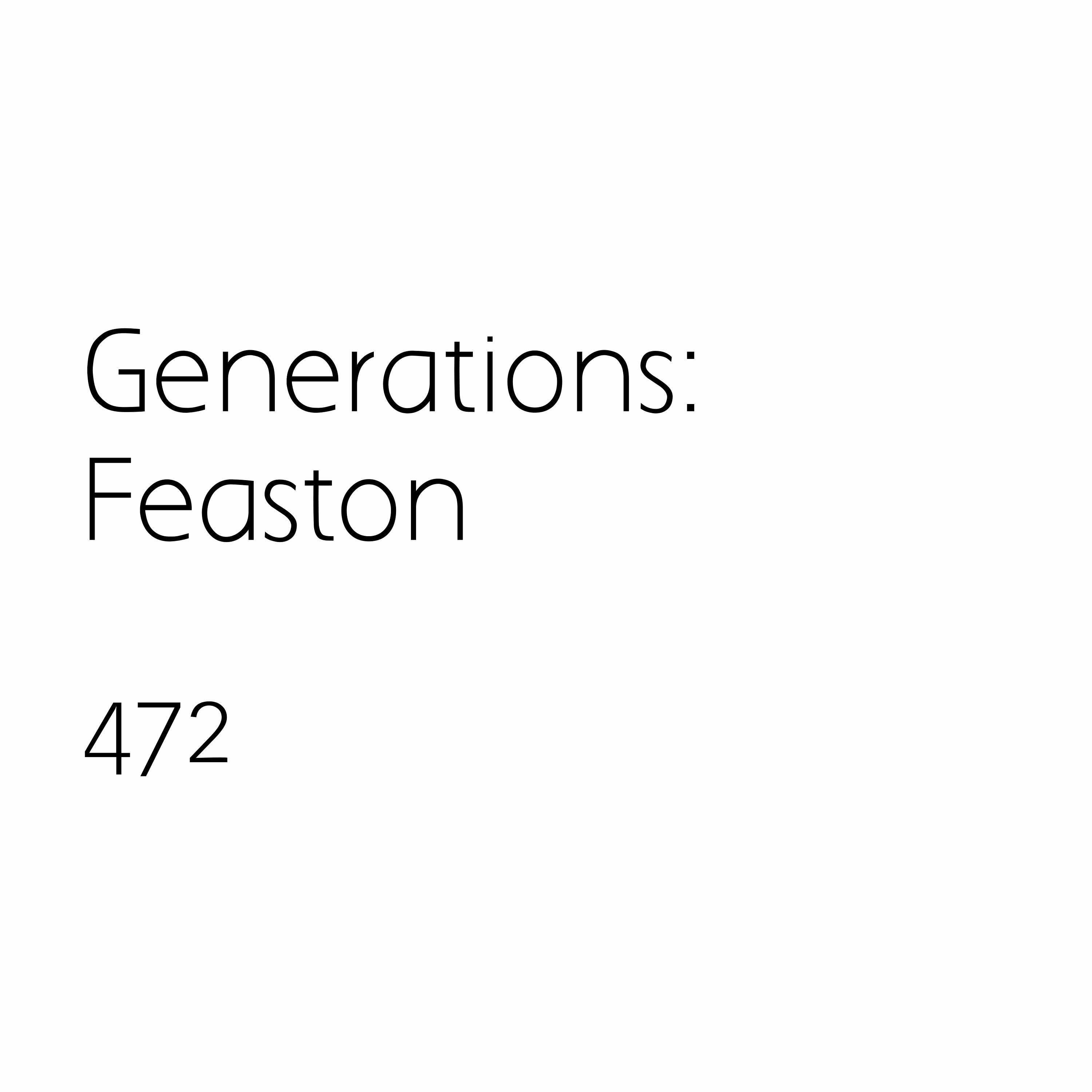 cover of episode Generations : Feaston 472