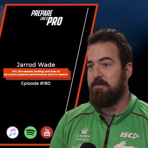 #180 - Jarrod Wade: AFL Pre-season loading and how to structure physical performance work in season