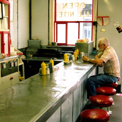 Old Timer at the Diner (Debbie Buesking; piano, David; acoustic guitar)
