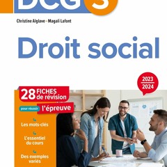 DCG 3 - Droit social - Fiches 2023-2024  vk - punBrB8rQk