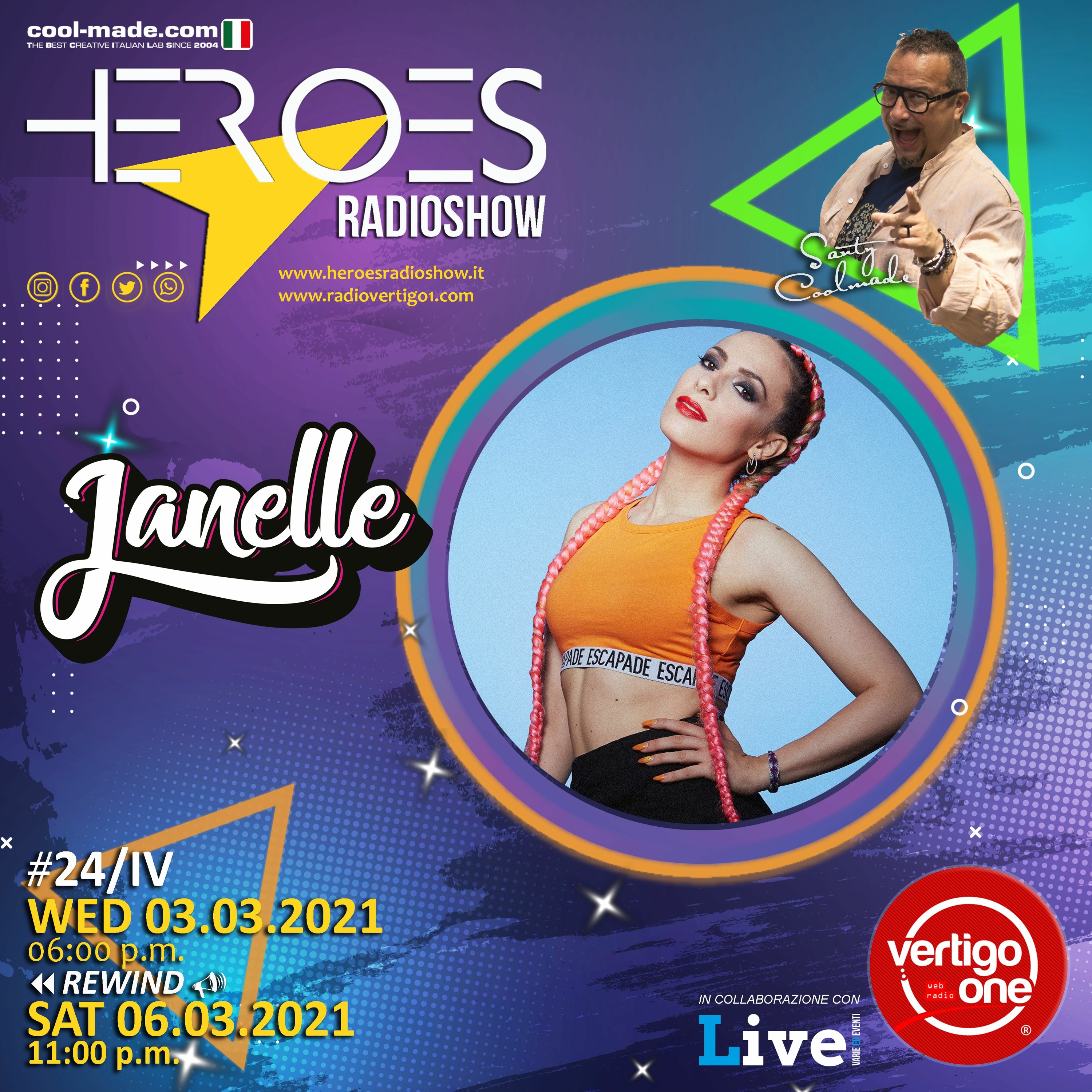 #24/2020-21> HEROES RadioShow - Special Guest JANELLE episode artwork