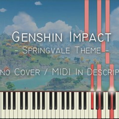 Springvale Theme (Genshin Impact) midi download
