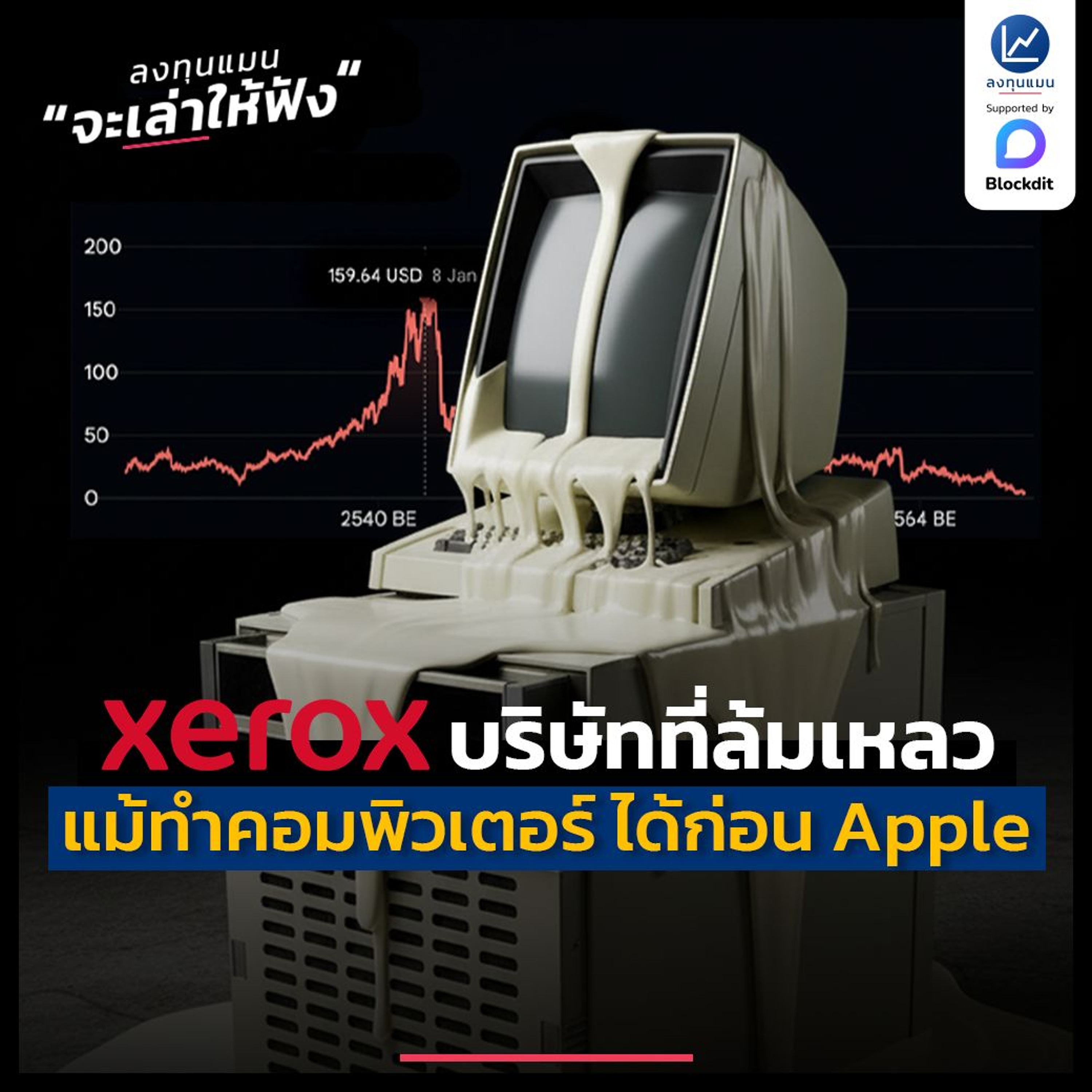 Xerox บริษัทที่ล้มเหลว แม้ทำคอมพิวเตอร์ ได้ก่อน Apple | ลงทุนแมนจะเล่าให้ฟัง