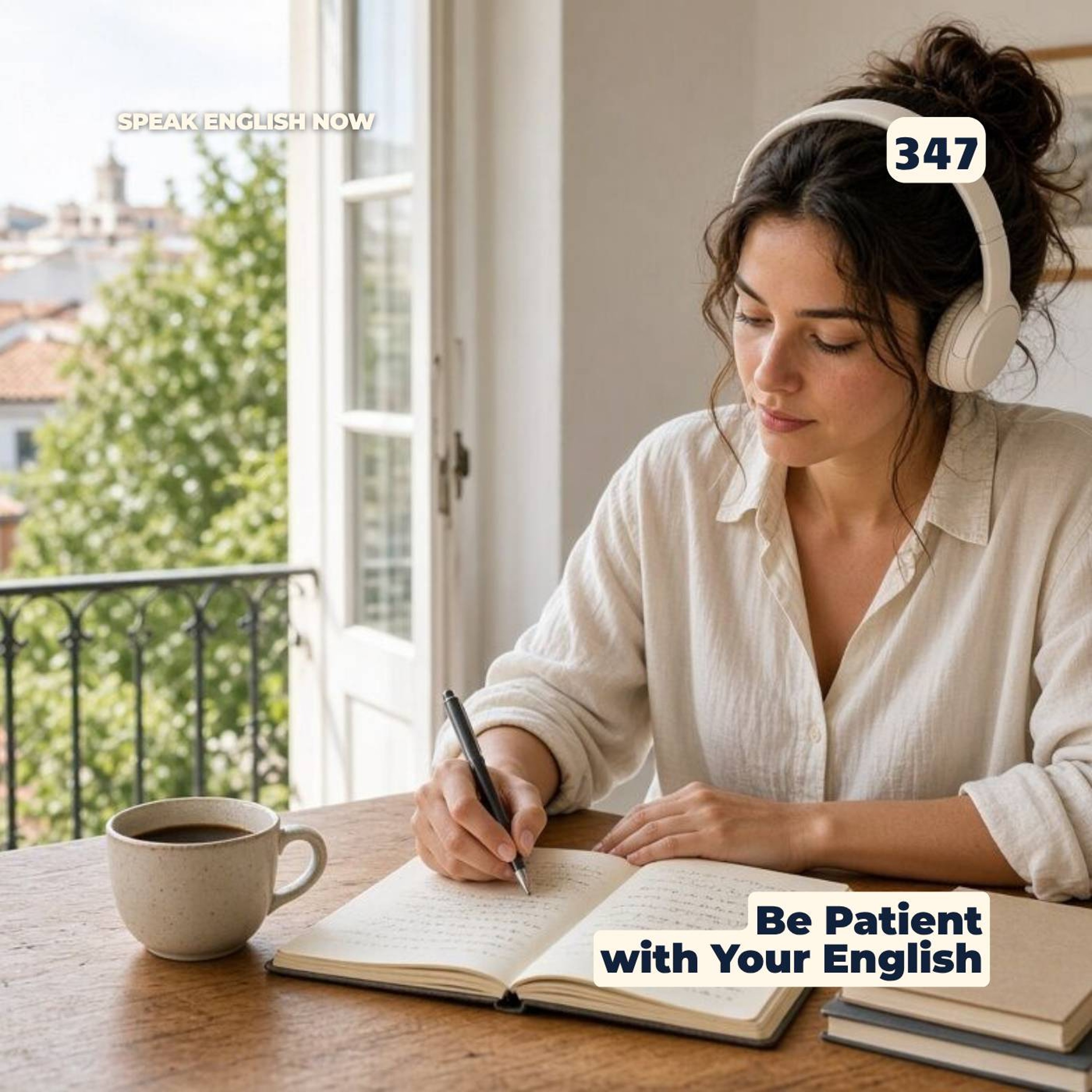 #347 Be more patient while learning English episode artwork