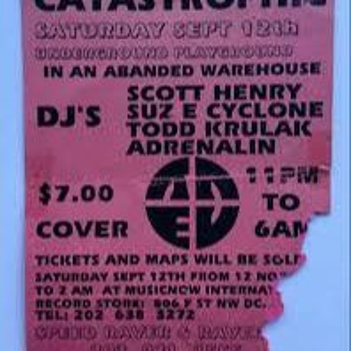 Scott Henry -- Catastrophic Rave, Washington D.C. (Jan. 1992)