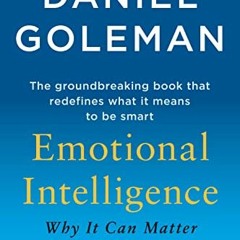 ✔️ [PDF] Download Emotional Intelligence: Why It Can Matter More Than IQ by  Daniel Goleman