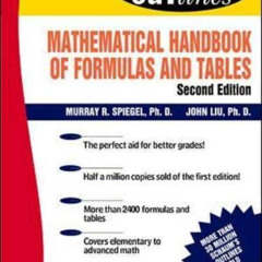 DOWNLOAD EPUB 📋 Schaum's Mathematical Handbook of Formulas and Tables by  Murray R S