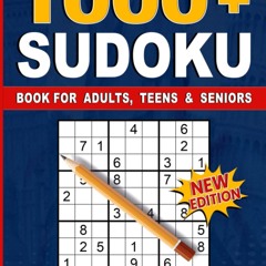 1000+ Sudoku Puzzles for Adults: A Book With More Than 1000 Sudoku Puzzles from Easy to Hard for ad