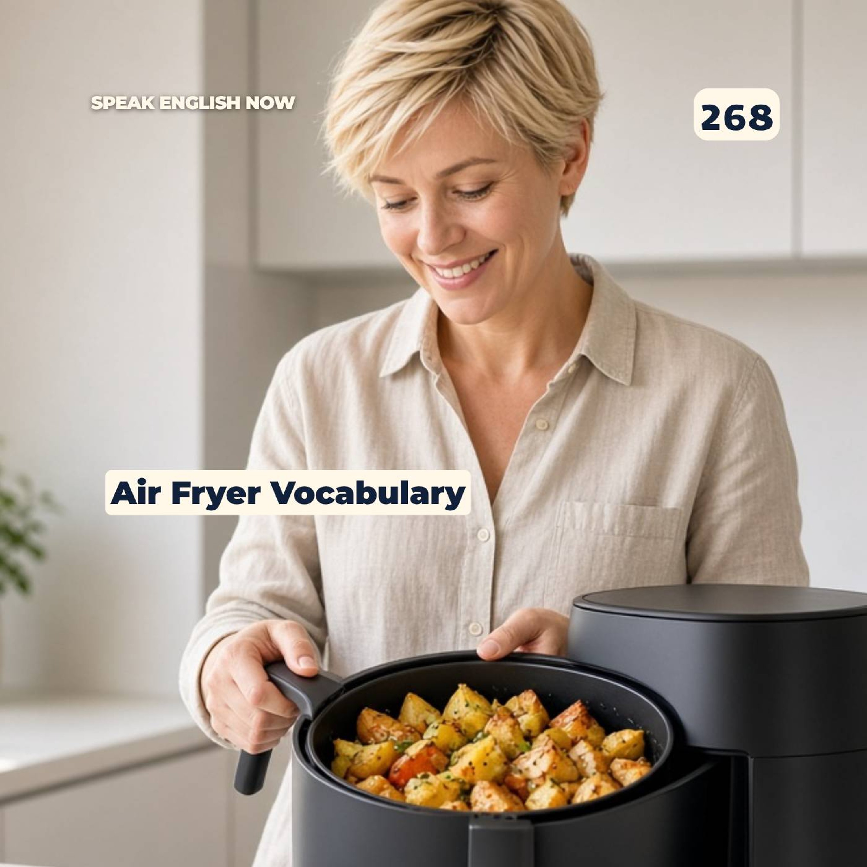 #268 Food Vocabulary in English - Air Fryer episode artwork