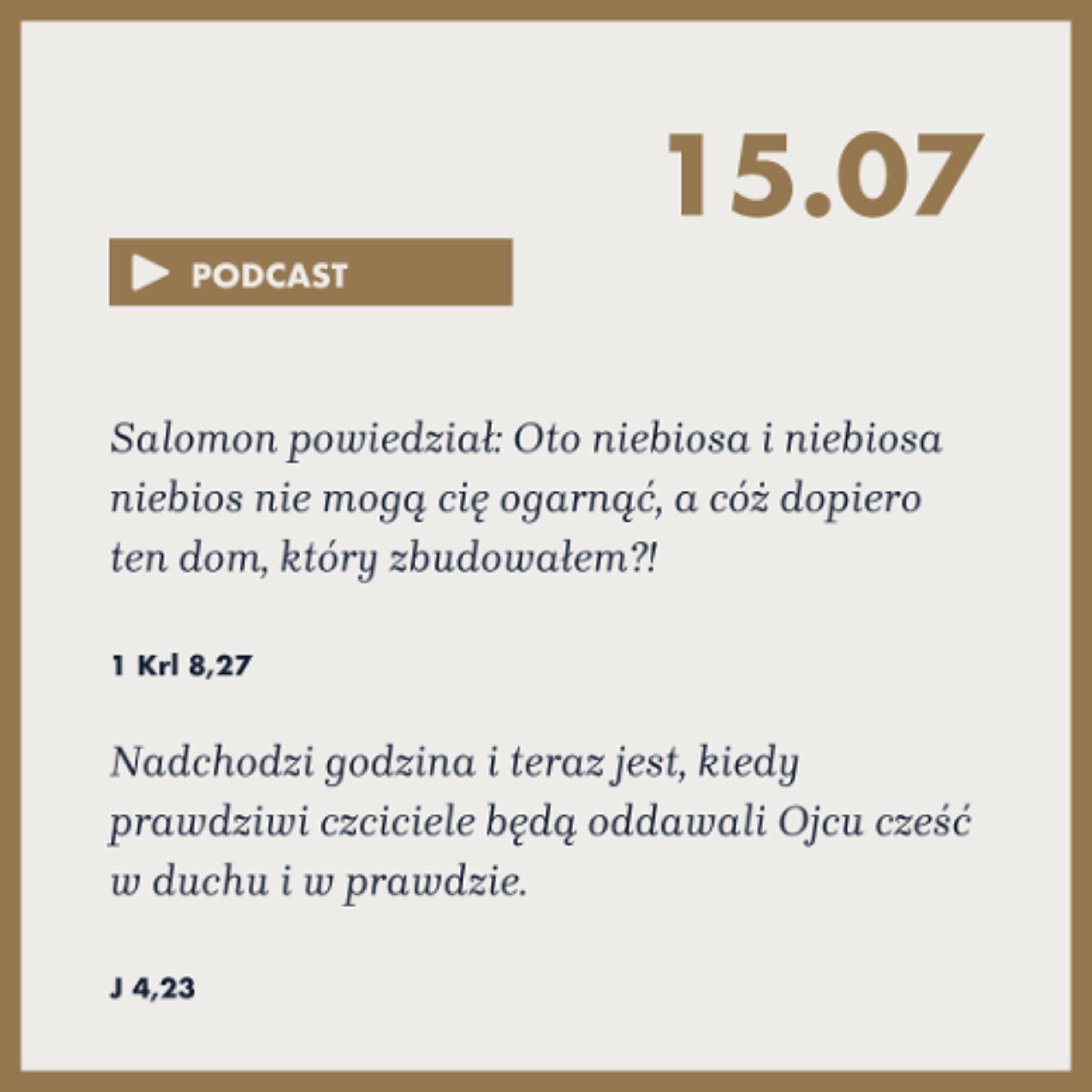 Poranek ze Słowem na 15 lipca 2025 episode artwork