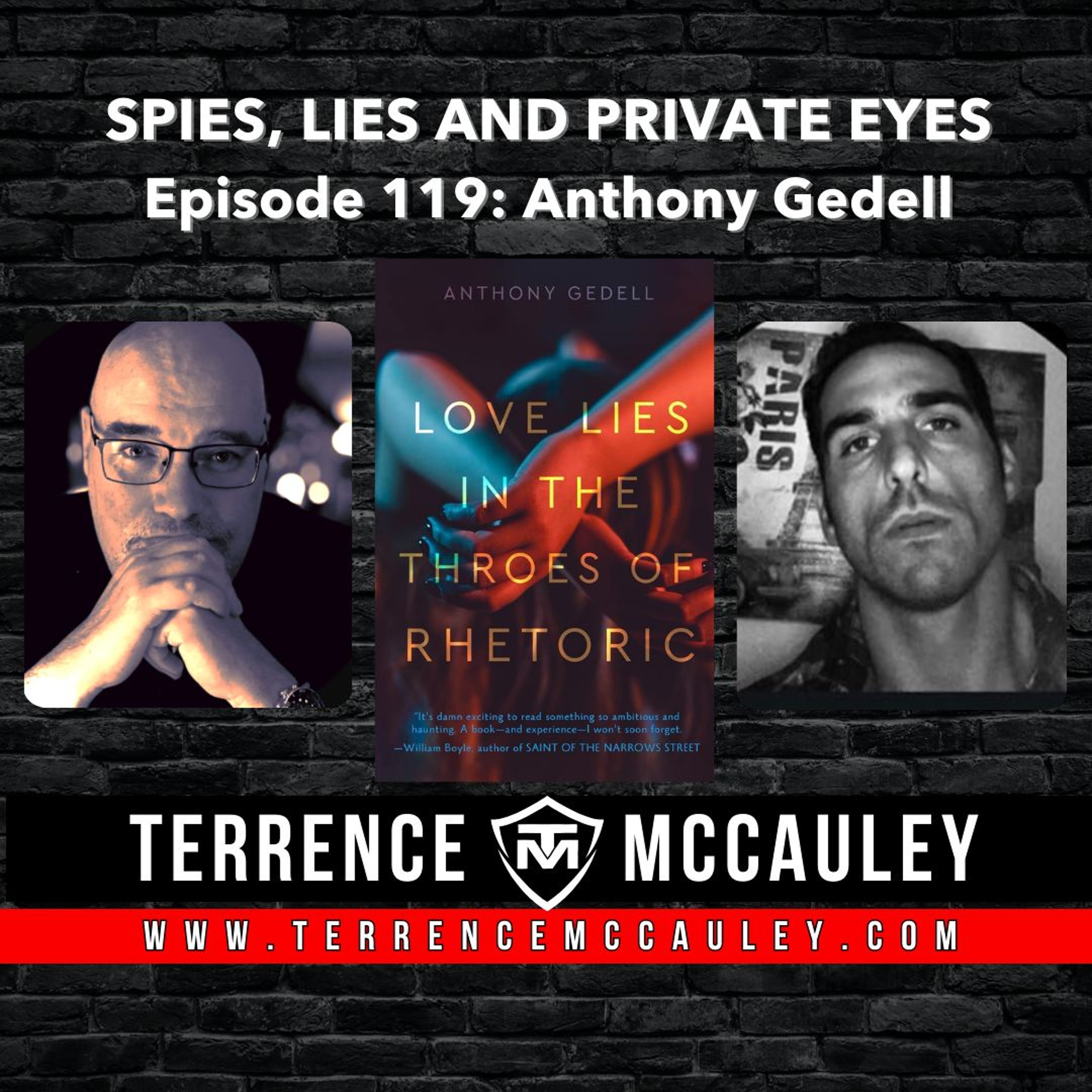 cover of episode Anthony Gedell: LOVE LIES IN THE THROES OF RHETORIC