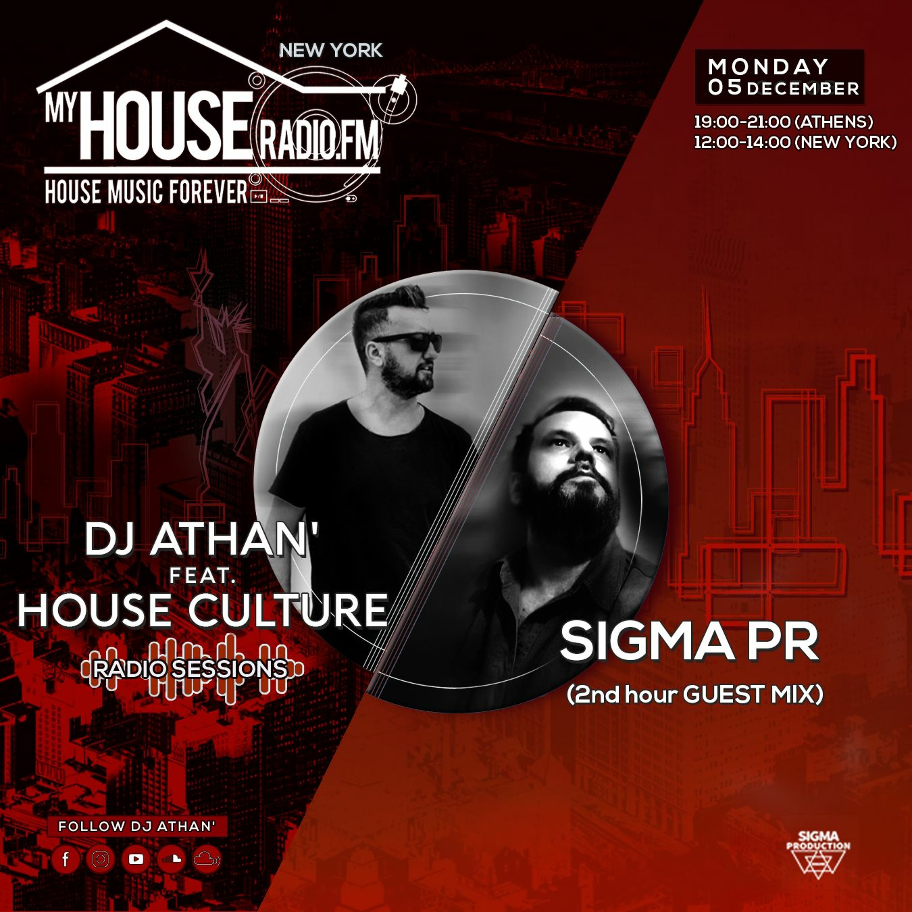 SIGMA PR - HEARTBEAT SESSION GUEST SET at HOUSE CULTURE by DJ ATHAN' episode artwork