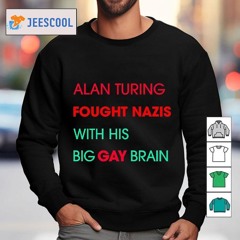 Alan Turing Fought Nazis With His Big Gay Brain Shirt