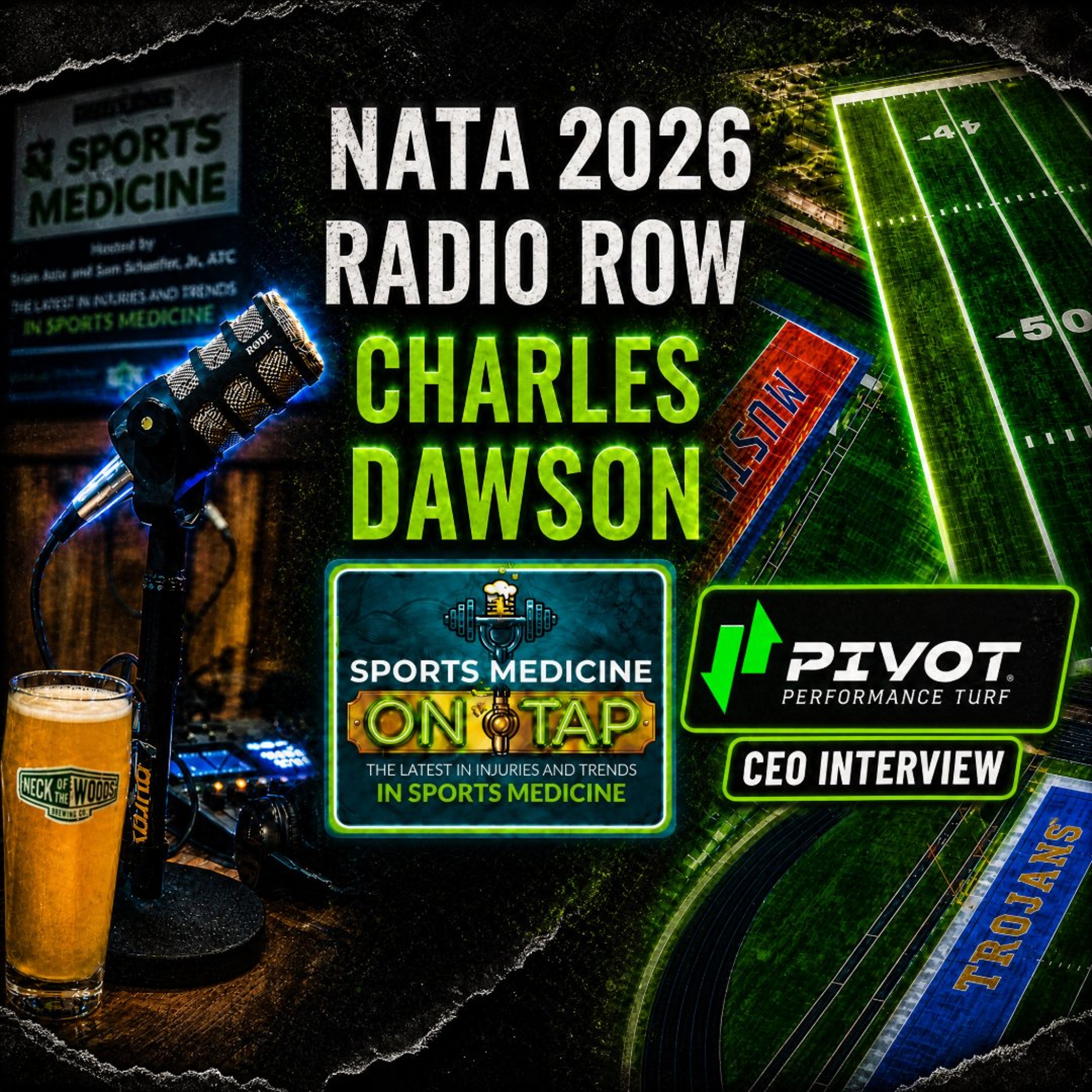 NATA Radio Row on Tap: Charles Dawson – Turfgrass Engineering & Injury Prevention episode artwork