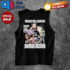 Thank You Roman Champions Signatures To All Fan Reigns August 30 2020 April 07 2024 T-Shirt